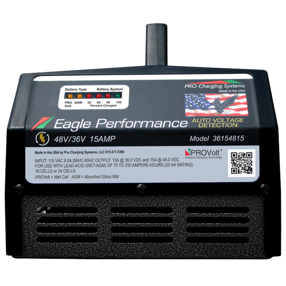 Universal Pro Charger - 36V/48V 15Amp Auto Volt Detection - Cable Not Included