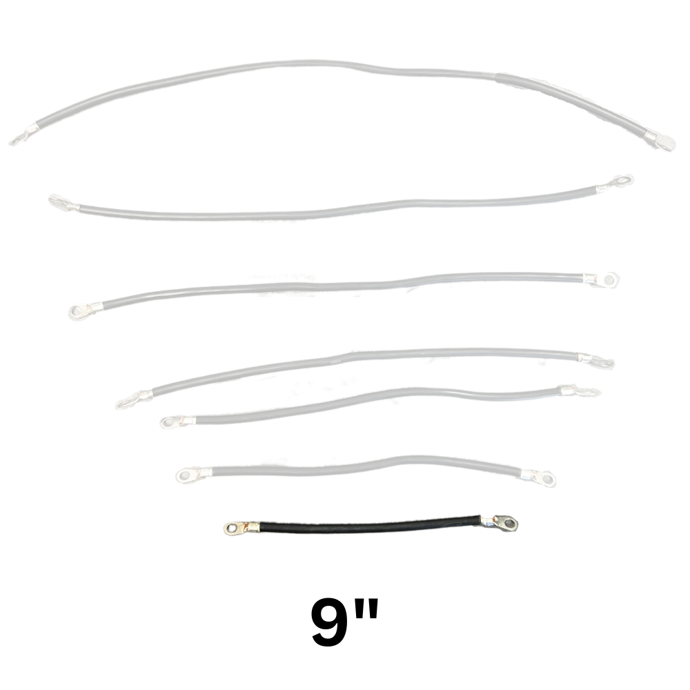 Universal Battery Cable 6Awg Single 9" Length