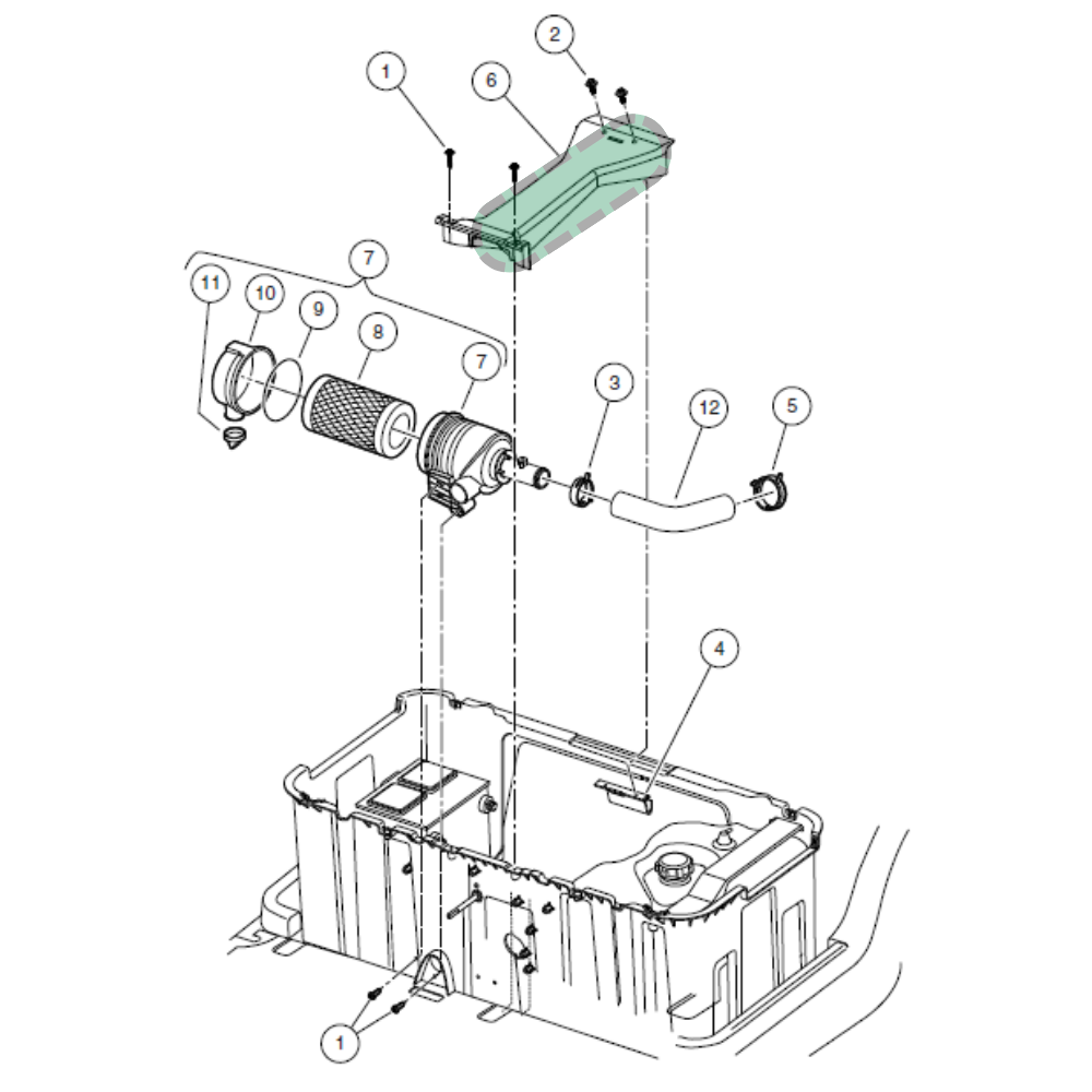 Universal Gas Fuel Bucket Brace (Oem# 47676813001, 103795001, 47610136001) - OEM #47676813001