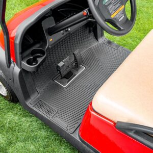 Club Car Precedent Weathertech Golf Cart Mat With Cleat Cleaner For Club Car PRECEDENT / Tempo / Onward