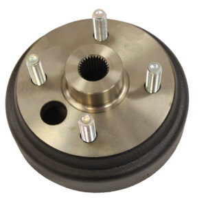 EZGO Brake Drum - Large Hole - Ezgo St350 1996+ & St Sport Camo 2+2 Gas - 1-5/8" Lug - Fits Oem# 21807-G2P - OEM #21807-G2P