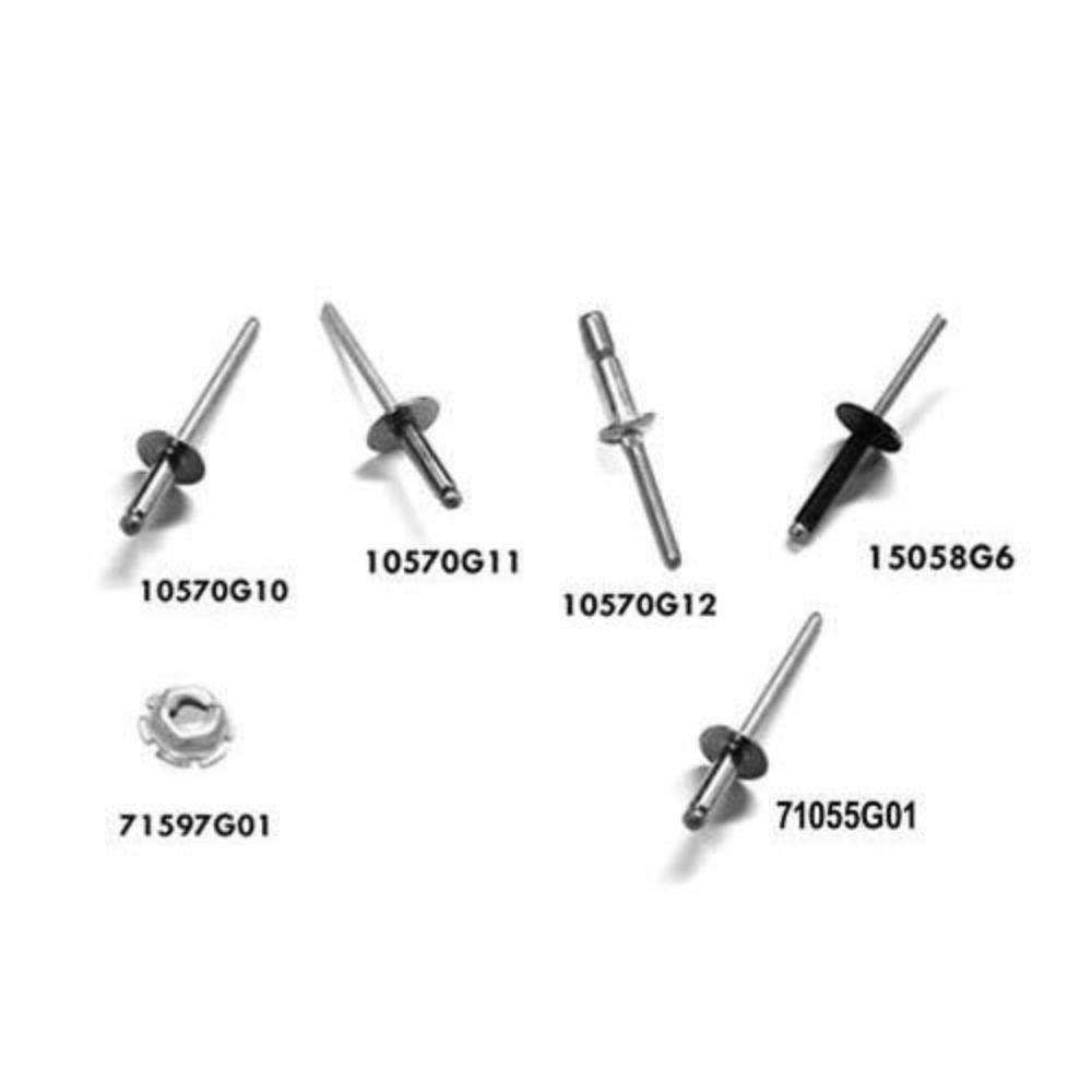 EZGO TXT Rivet Kit, TXT Body - (Oem 608456) - OEM #608456