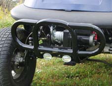 Club Car Precedent Winch Mount Bumper - Jakes - Features A Built In Light Mount Tab - PRECEDENT