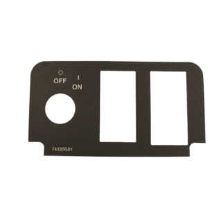 EZGO TXT Console Decal W/ Cutouts - TXT 2000+ - Oem# 74320-G01 - OEM #74320-G01