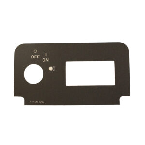 Universal Console Decal W/ Cutouts For Hl Switch & Soc Meter - Med/Txt Electric - Oem# 71129-G02 - OEM #71129-G02