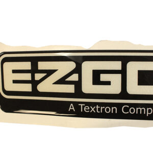 EZGO TXT Factory Name Plate G&E 2008+ Rxv And 2014 Up TXT (Oem#606405) - OEM #606405