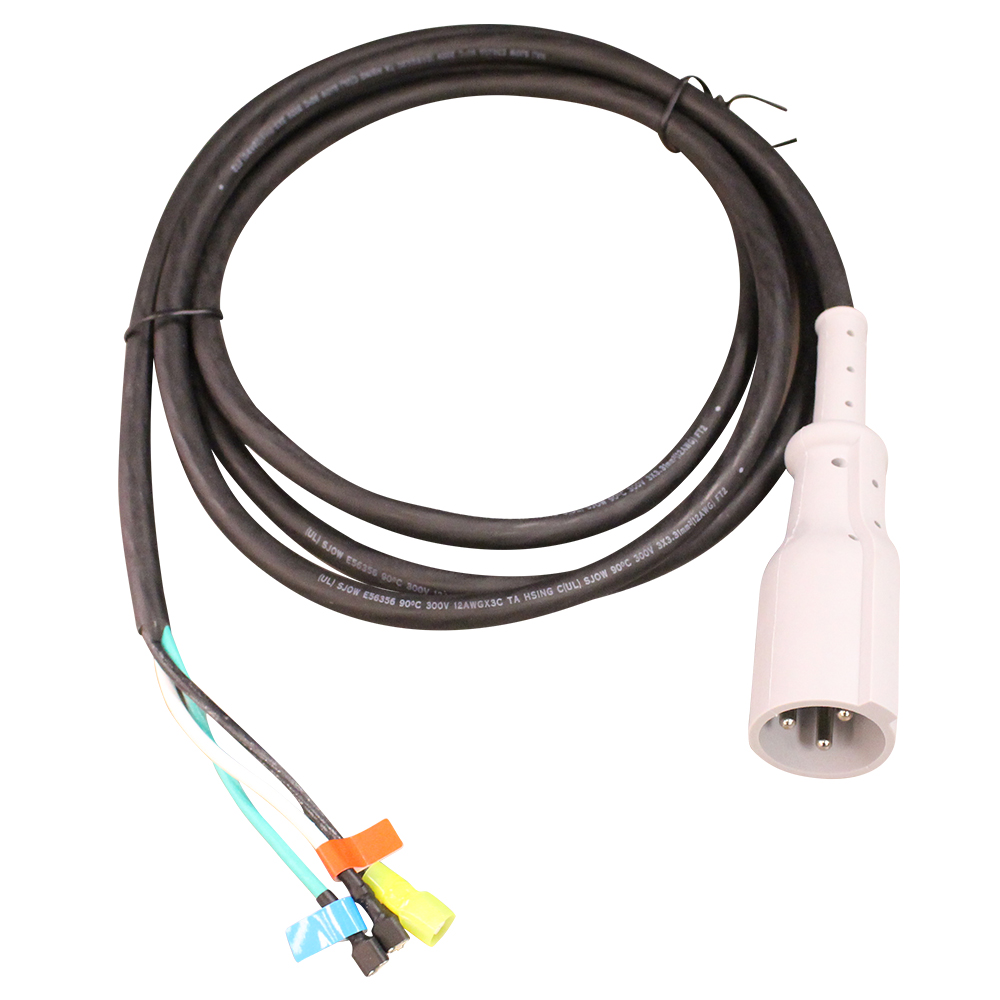 Club Car Lester Charger Dc Cord - 48V W/Club Car Round 3 Pin Plug